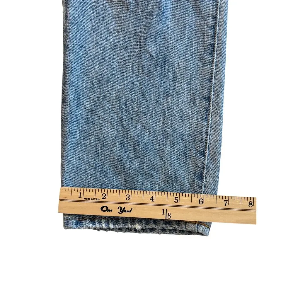 Polo Ralph Lauren Jeans Women 30 (34x28) Denim The Avery Boyfriend Patchwork